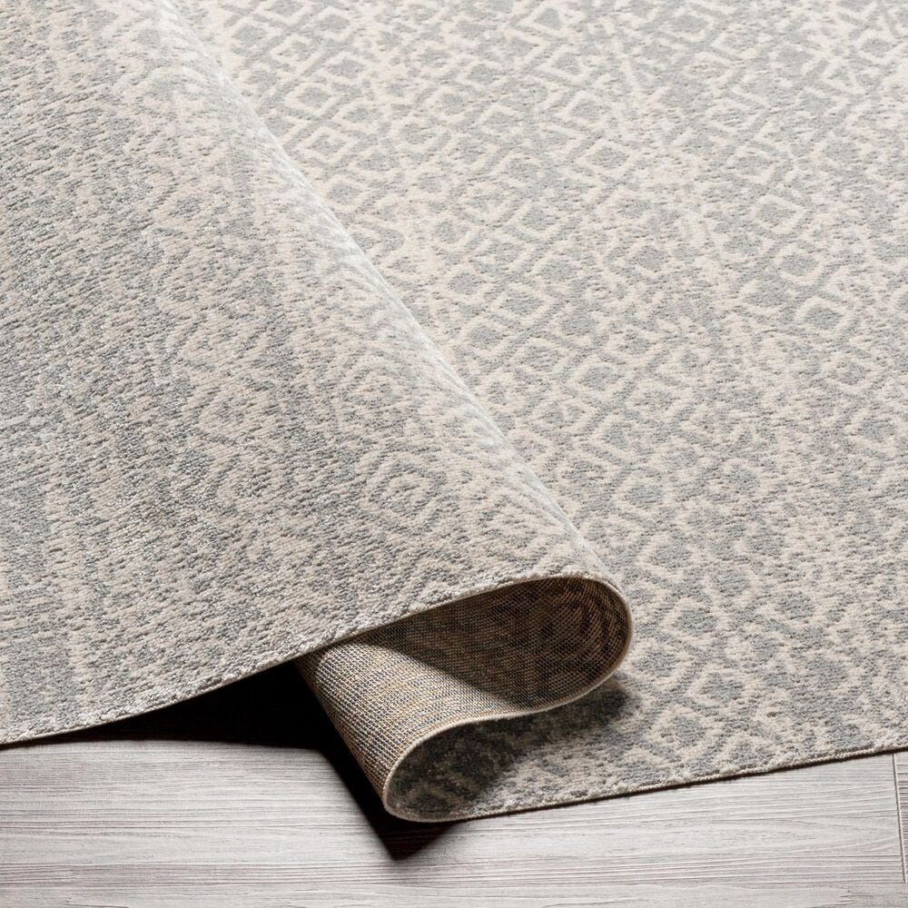 Surya Lavadora 7&#39;10&quot; x 10&#39; Gray and Light Gray Area Rug, , large