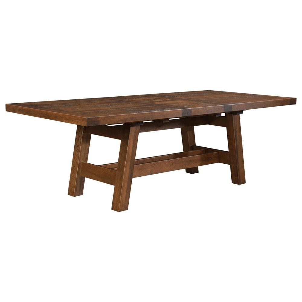 Trailway LLC Thunderhead 7-Piece Rectangular Dining Set in Hickory, , large