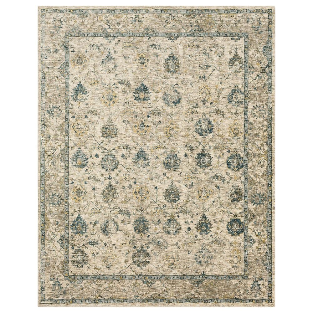 Karastan Marash Darica 7"8" x 10"3" Cream Area Rug, , large