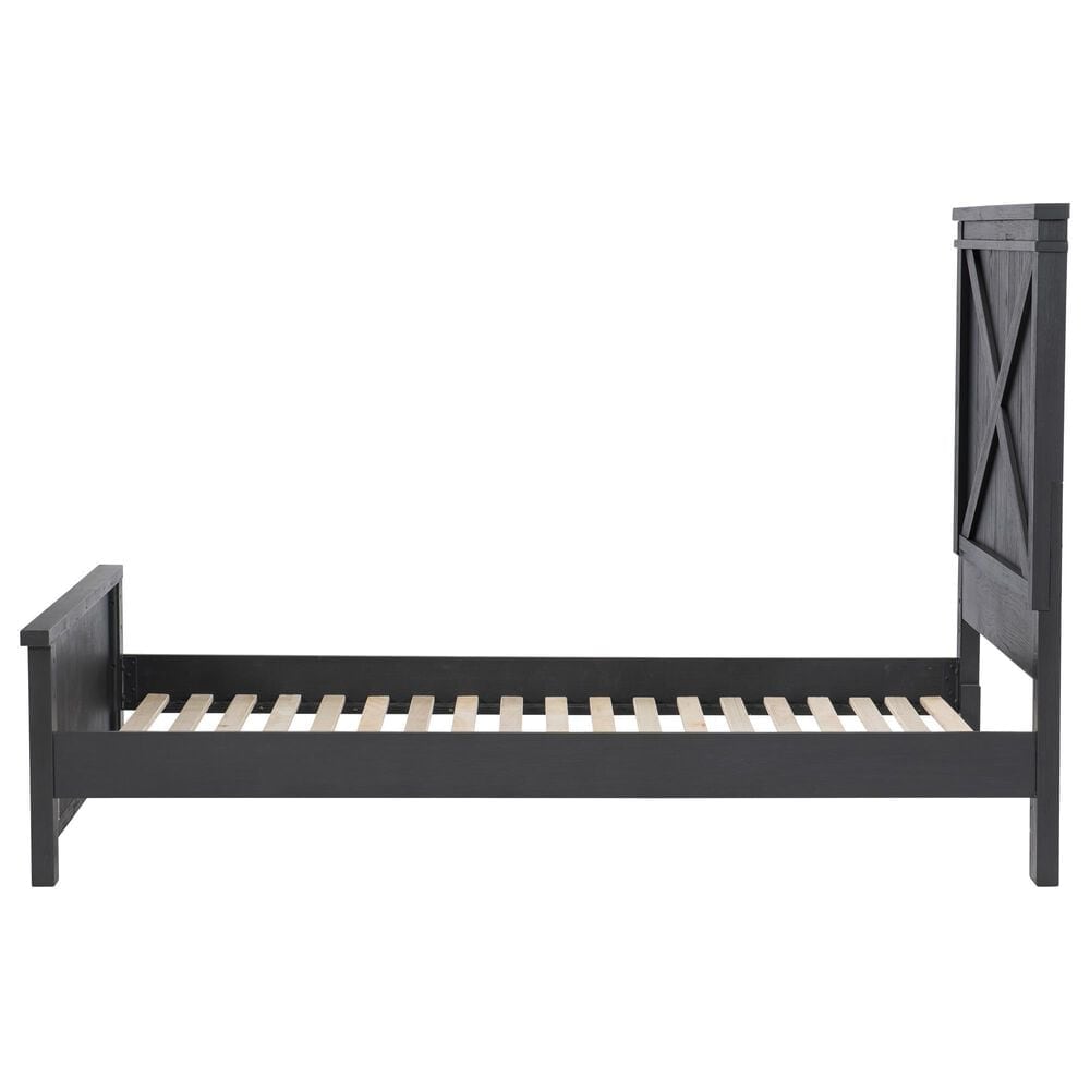 Legacy Classic Flatiron Twin Panel Bed with Trundle in Midnight, , large