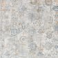 Surya Dresden DRE-2323 Medium Gray, Gray, White, Denim, Mustard and Light Slate 5"3" Round Area Rug, , large