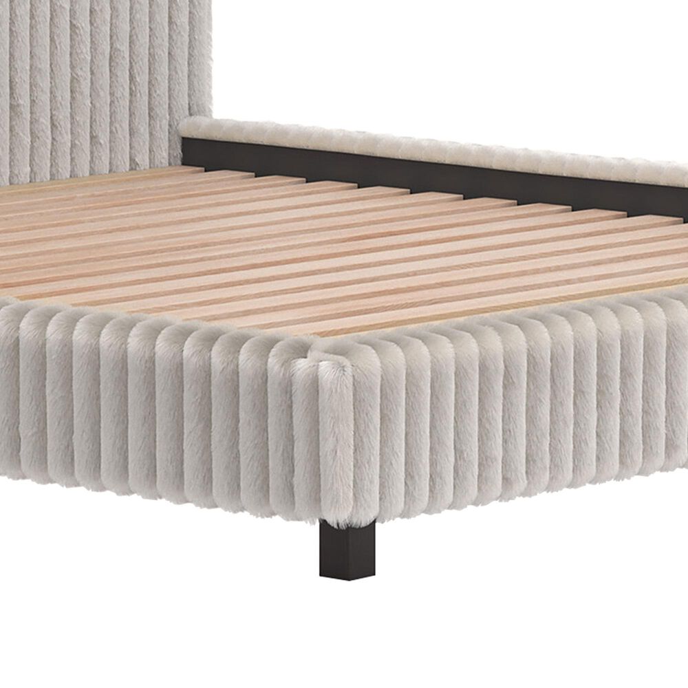 Ashley Zuraleus California King Upholstered Platform Bed in Gray, , large