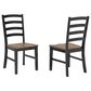 Ashley Wildenauer Dining Chair Set of 2 in Brown and Black, , large