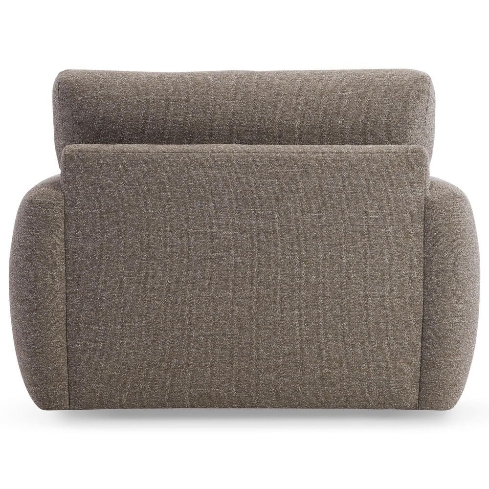 Bernhardt Cameron Swivel Chair in Beige and Tan, , large