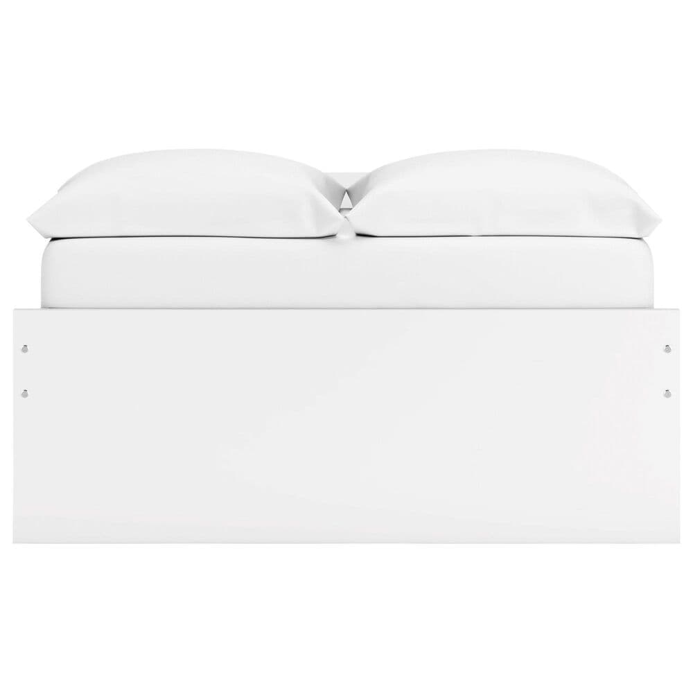 Ashley Onita Full Platform Bed with No Headboard in White, , large