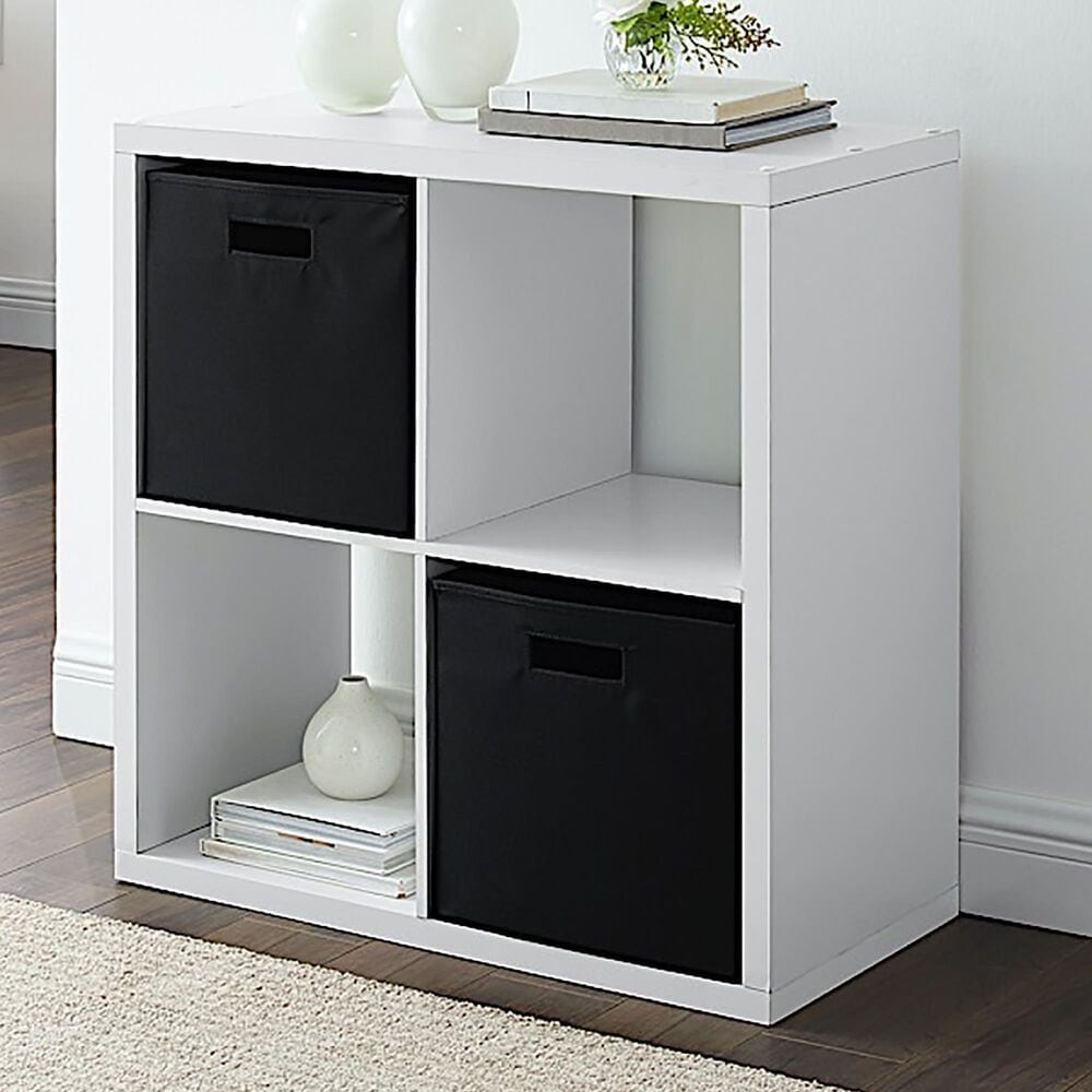 Linden Boulevard Goven 4-Cubby Storage Cabinet in White, , large
