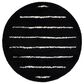 Safavieh Venus Shag VNS604Z 6"7" Round Black and Ivory Area Rug, , large