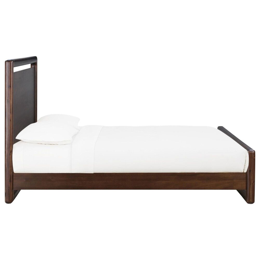 Urban Home Sol King Platform Panel Bed with Two Nightstands in Brown Spice, , large