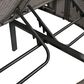 HOMLUX 2-Person Outdoor Daybed with Adjustable Backrests and Foldable Cup Trays in Gray, , large