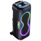Top Tech Portable Bluetooth Speaker with Mic and RGB Light in Black, , large
