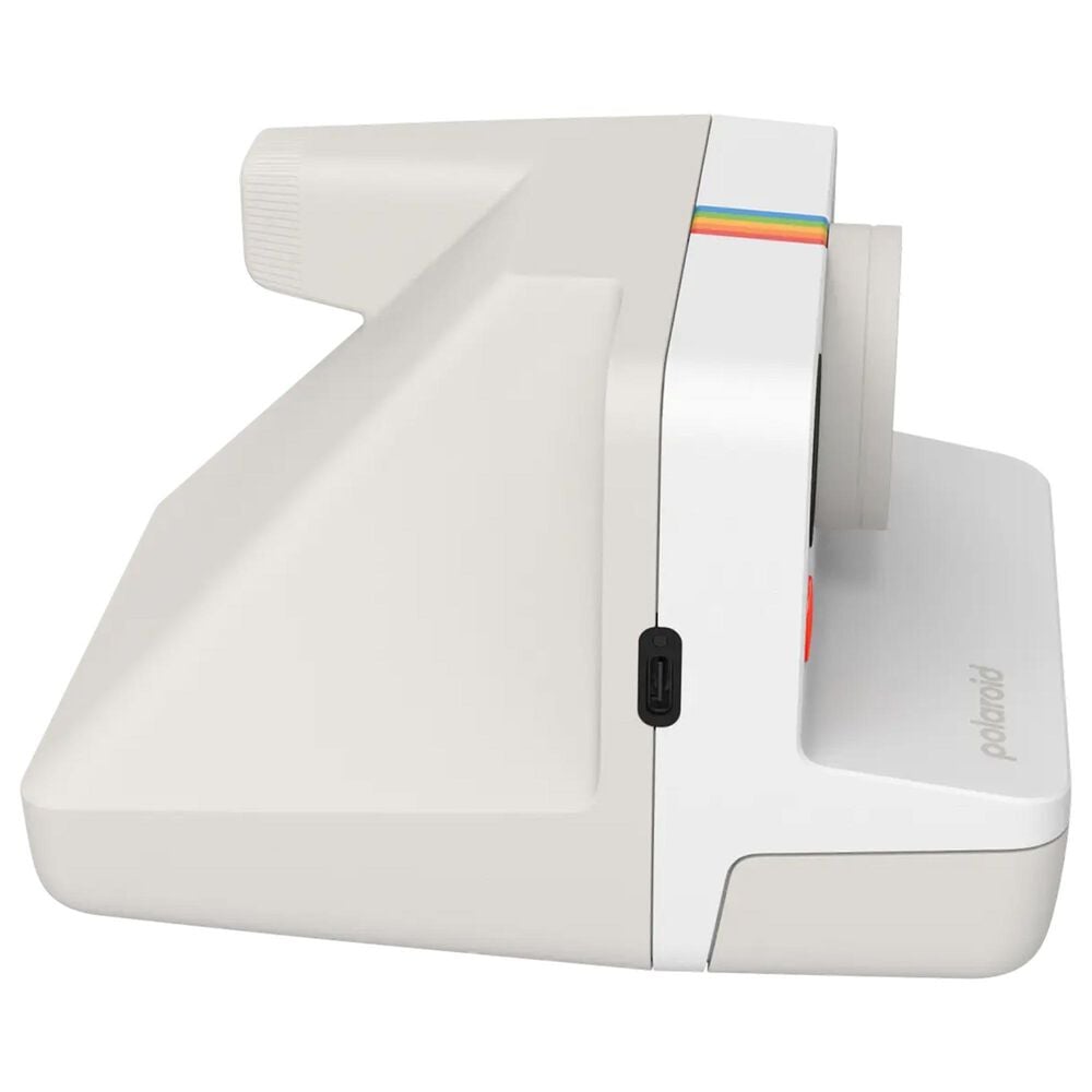 Polaroid Now Generation 3 Instant Camera with Color Film Bundle (8 Photos) in Pebble White, , large