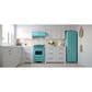 Unique Appliances Classic Retro 24" Under Cabinet Range Hood in Ocean Mist Turquoise, , large