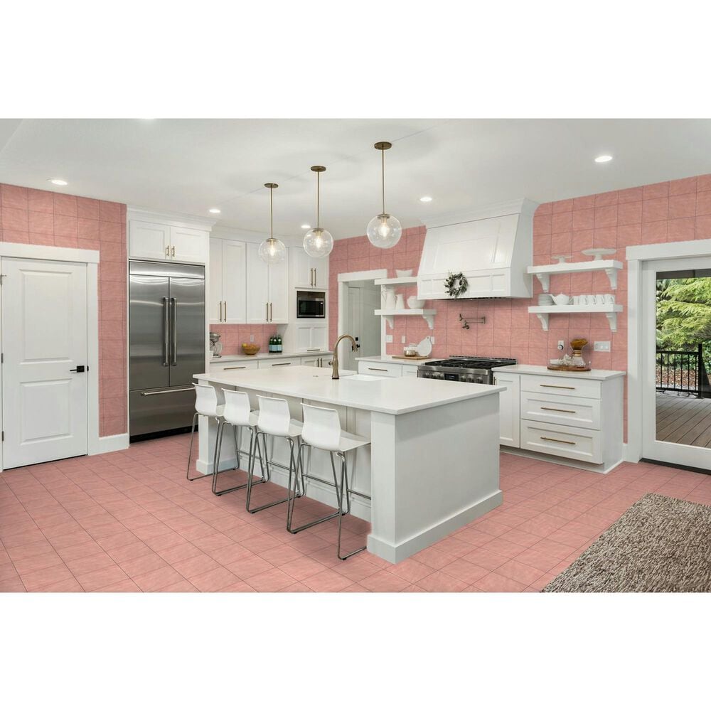 Emser Passion Rosa 9&quot; x 9&quot; Matte Porcelain Tile, , large