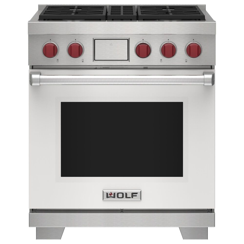 Wolf Appliances 5.1 Cu. Ft. Freestanding Dual Fuel Range in Stainless Steel, , large