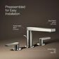 Kohler Composed Widespread Bathroom Sink Faucet in Vibrant Polished Nickel, , large