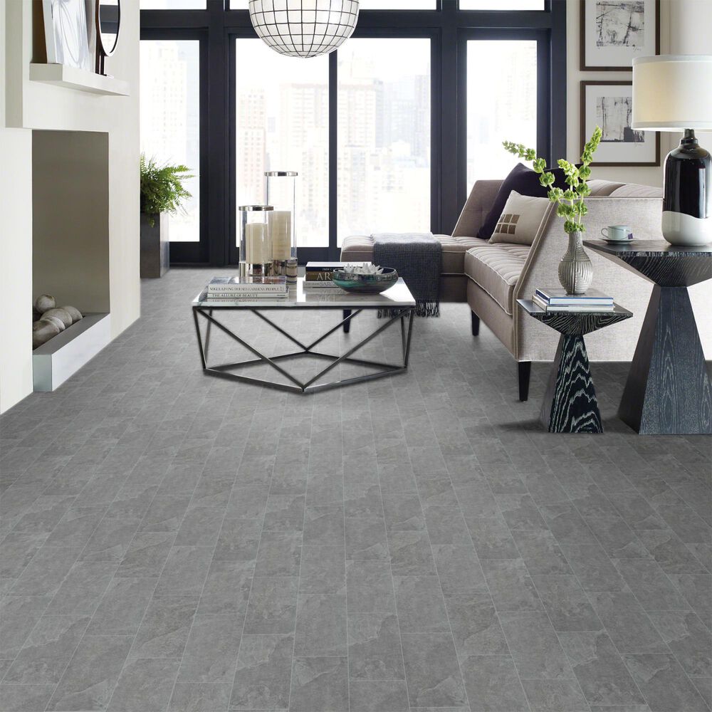 Shaw Crown Smoke 12&quot; x 24&quot; Porcelain Tile, , large