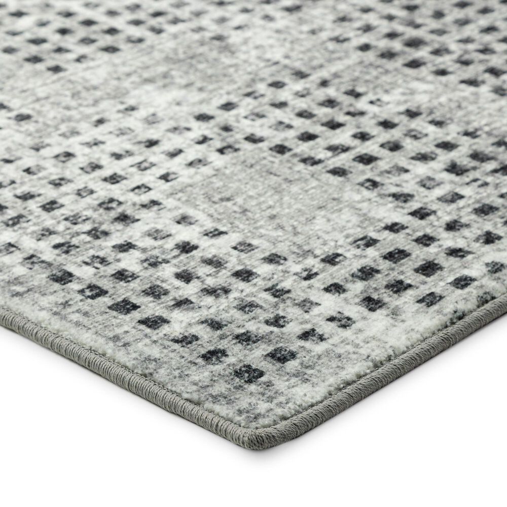 Dalyn Rug Company Delano 2&#39;6&quot; x 10&#39; Pewter Indoor/Outdoor Runner, , large