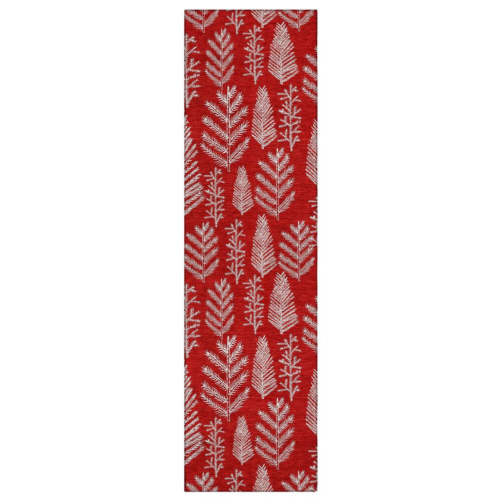 Dalyn Rug Company Wonderland WN21 2"3" x 7"6" Red Indoor/Outdoor Runner, , large
