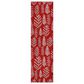 Dalyn Rug Company Wonderland WN21 2"3" x 7"6" Red Indoor/Outdoor Runner, , large