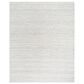 Surya Ariel White, Light Gray and Rust 10" x 14" Area Rug, , large
