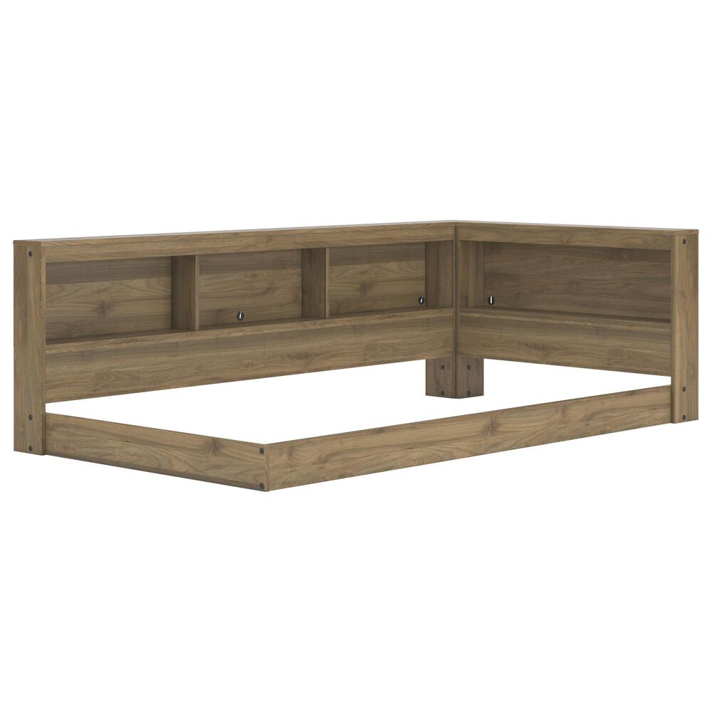 Ashley Deanlow Twin Bookcase Storage Bed in Honey, , large