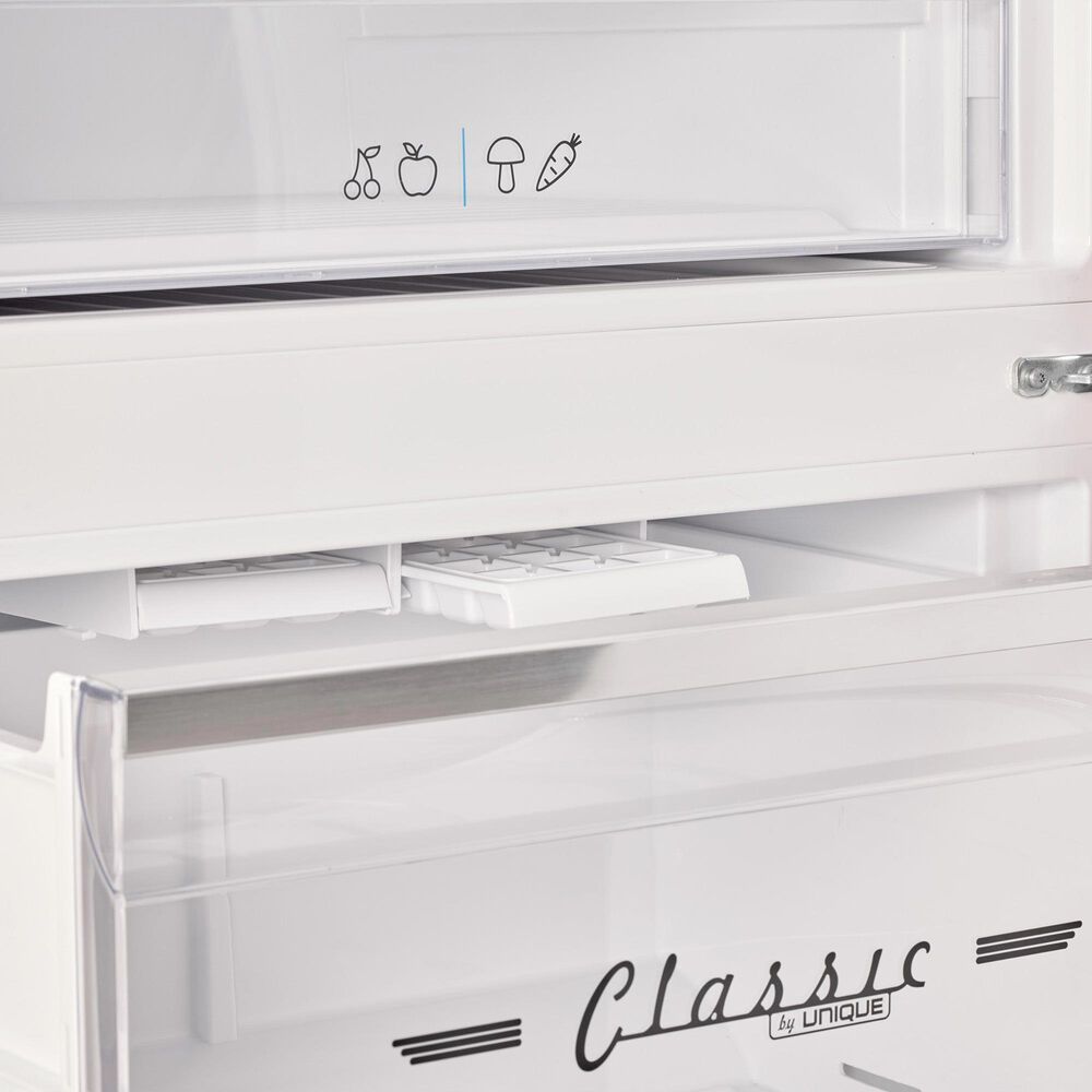 Unique Appliances Classic Retro 17 Cu. Ft Bottom Mount Refrigerator in Ocean Mist Turquoise, , large