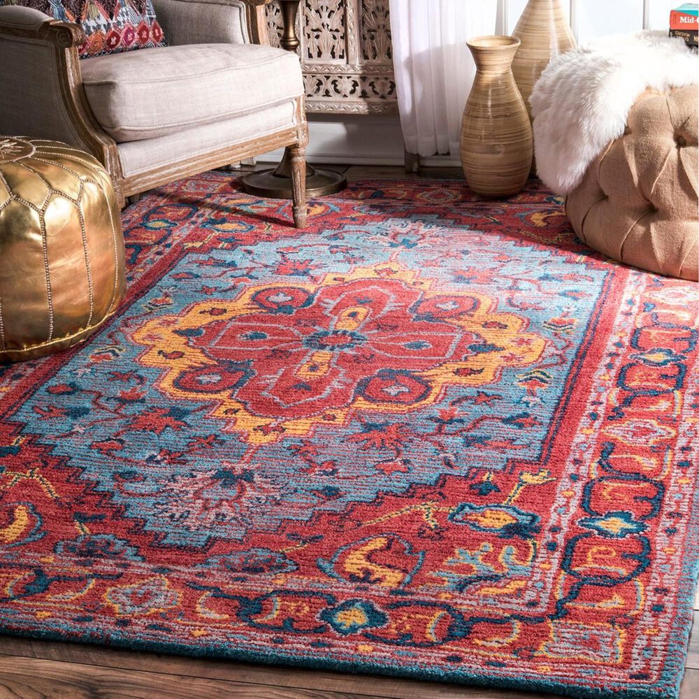 nuLOOM Galicha MTGL06A 5' x 8' Red Area Rug, , large