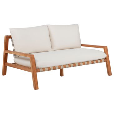 Linon Home Decor Cassius Slanted Back Bench in Off-White, , large