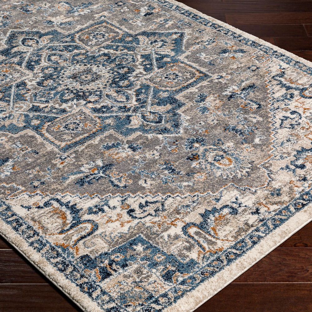 Surya Tuscany TUS-2335 Blue, Cream, Dark Blue, Gray, Dusty Coral and Light Beige 12&#39; x 15&#39; Area Rug, , large