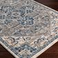 Surya Tuscany TUS-2335 Blue, Cream, Dark Blue, Gray, Dusty Coral and Light Beige 12" x 15" Area Rug, , large