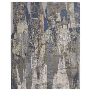 Feizy Rugs Clio 2"9" x 7"10" Blue and Gray Runner, , large