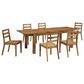 Millenium 7-Piece Dining Set in Brown, , large