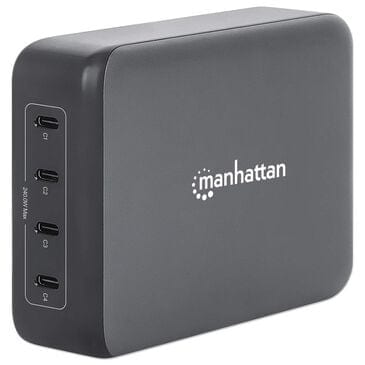 Manhattan 4-Port GaN USB Power Delivery Charging Station in Black, , large