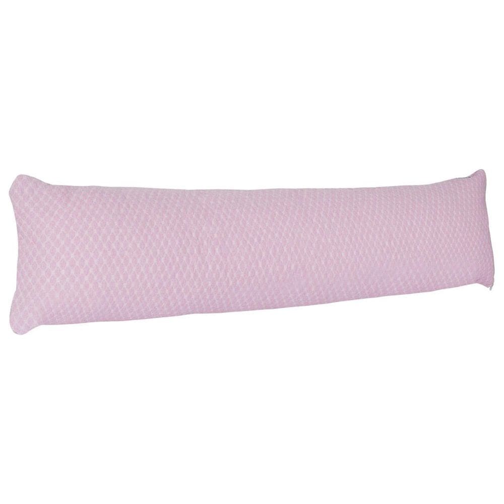 Timberlake Lavish Home Memory Foam Body Pillow in Pink, , large