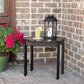 Linon Home Decor Adirondack End Table in Black, , large