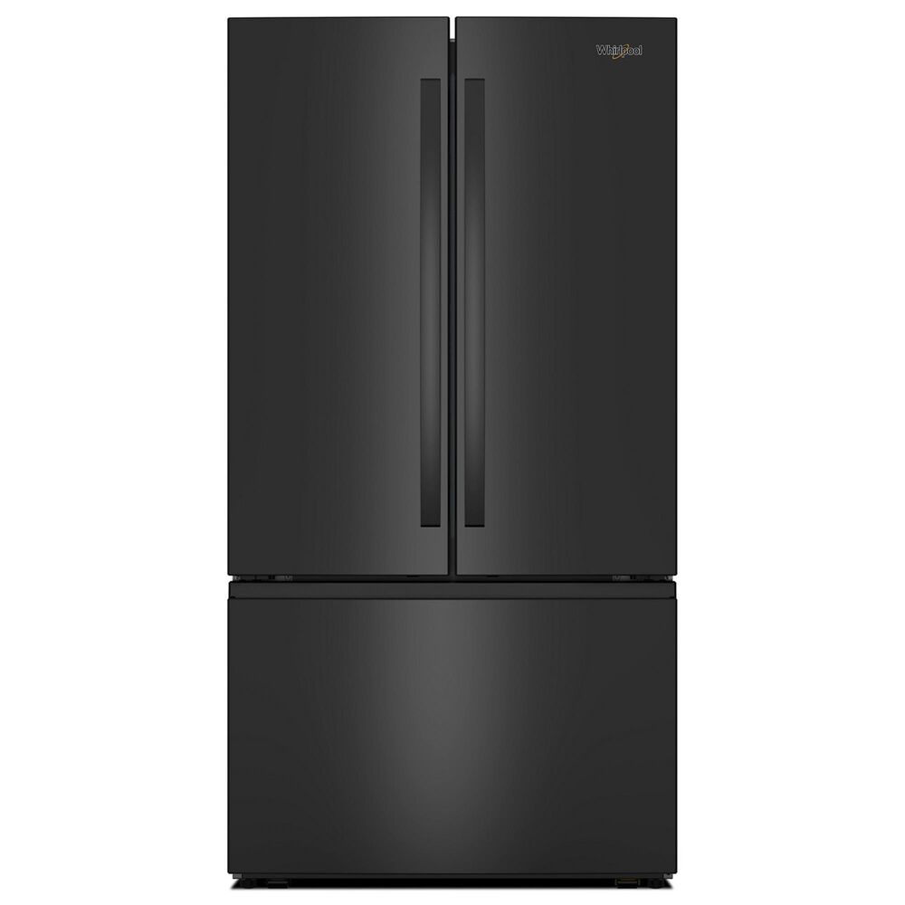 Whirlpool 30.52 Cu. Ft. French Door Refrigerator with Interior Water Dispenser in Black, , large