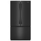 Whirlpool 30.52 Cu. Ft. French Door Refrigerator with Interior Water Dispenser in Black, , large