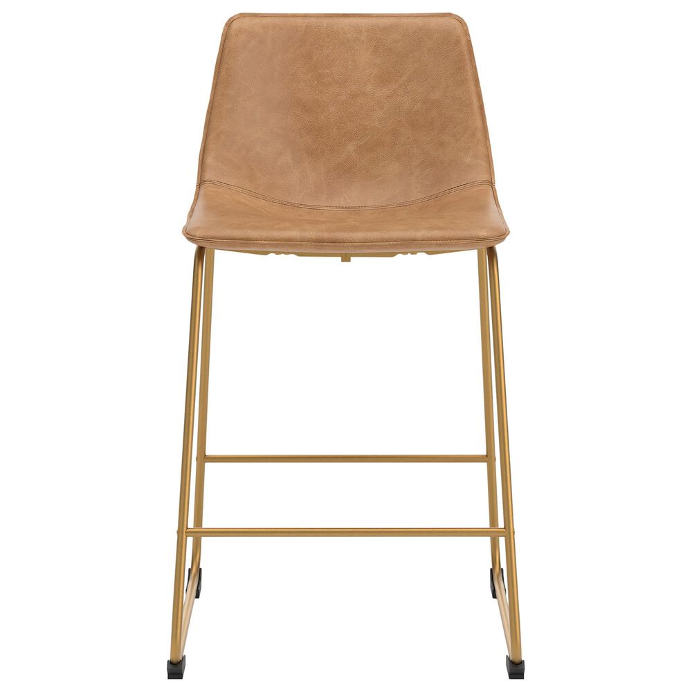 Ashley Ciabori 23.75" Counter Height Barstool in Gold, , large
