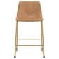 Ashley Ciabori 23.75" Counter Height Barstool in Gold, , large