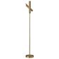 Adesso Vega LED Torchiere in Antique Brass, , large