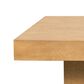Bassett Mirror Company Padula Natural Coffee Table in Light Oak, , large