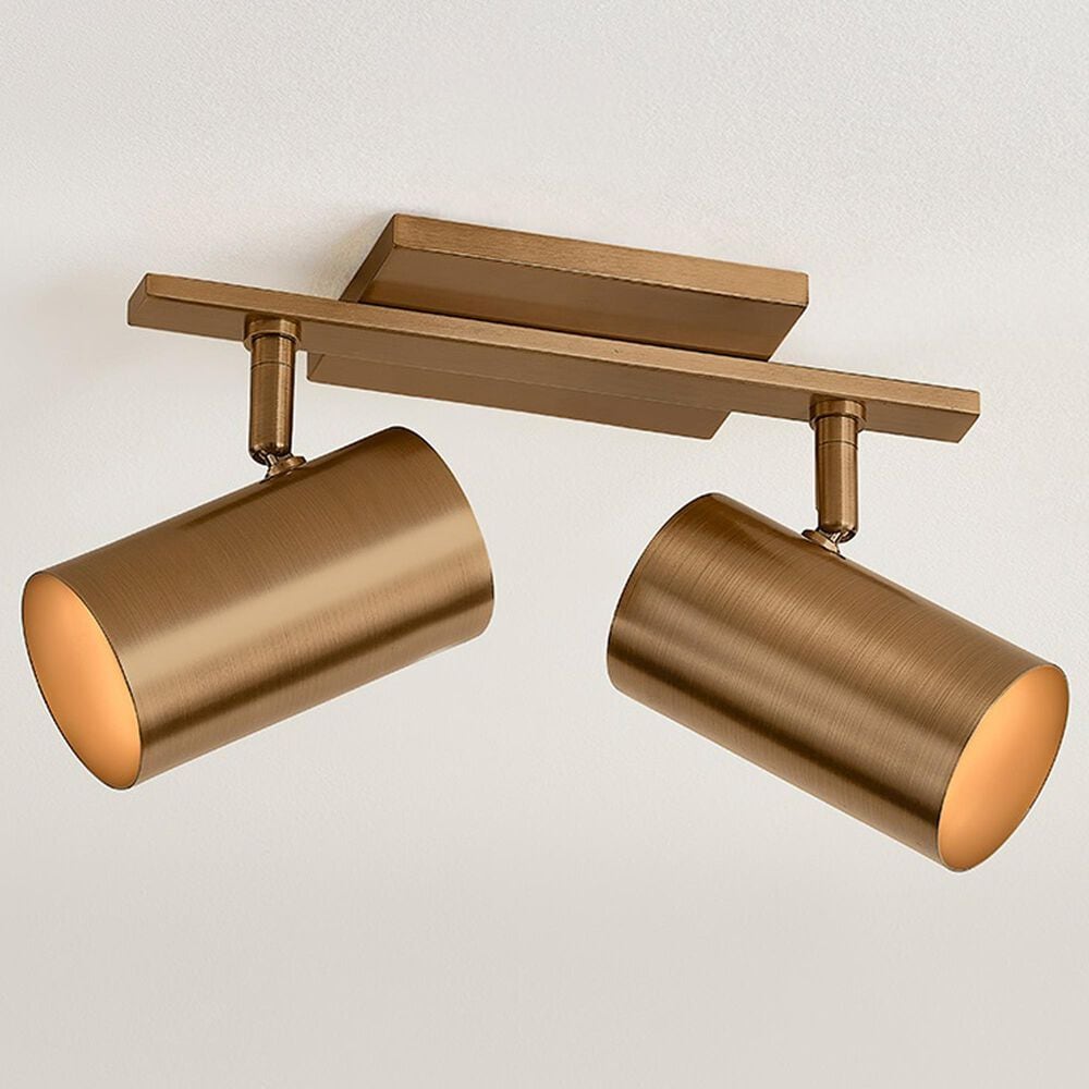 Troy Lighting Rueben 2-Light Bath Vanity in Patina Brass, , large