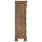 Ashley Feddinger 5 Drawer Chest in Chestnut Brown, , large