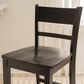 Linon Home Decor Torino Villa Counter Stool in Black, , large