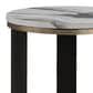 Furniture of America Morai End Table in White, Gold and Black, , large