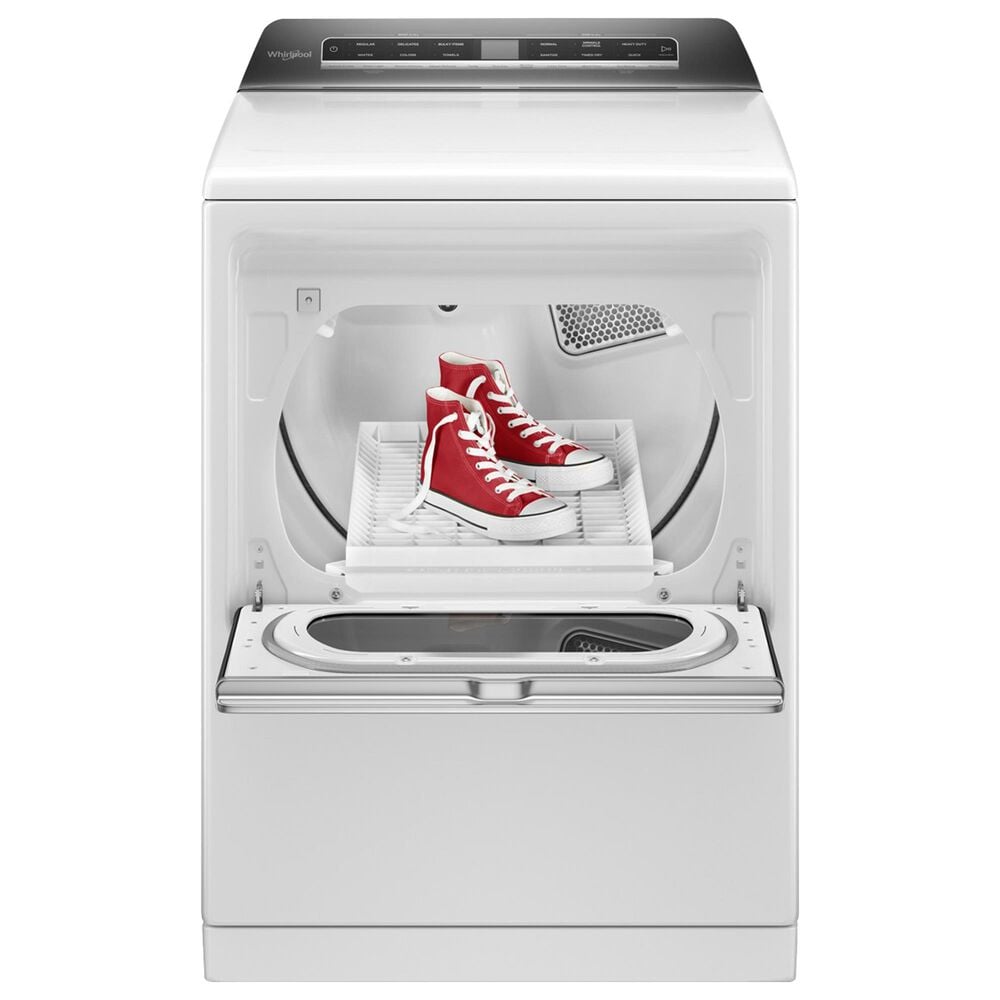 Whirlpool 5.3 Cu. Ft. Top Load Washer and 7.4 Cu. Ft. Top Load Gas Dryer Laundry Pair in White, , large