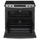 GE Appliances 30" Drop-In Electric Range with Self-Cleaning Oven in Stainless Steel, , large