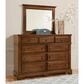 Viceray Collections Heritage Landscape Mirror in Amish Cherry, , large