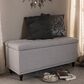 Baxton Studio Kaylee Storage Ottoman Bench in Grayish Beige, , large