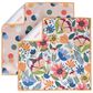 Werkshoppe Field of Flowers All Purpose Towel in Blue and Multicolor (Set of 4), , large